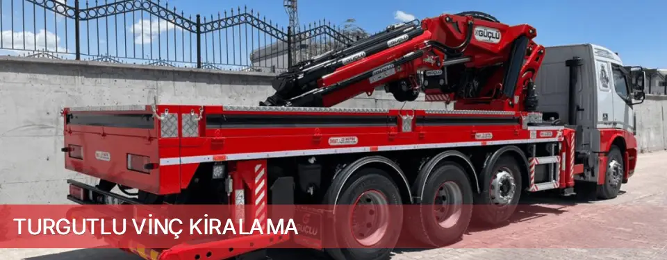 Turgutlu İlçemi Vinç Kiralama